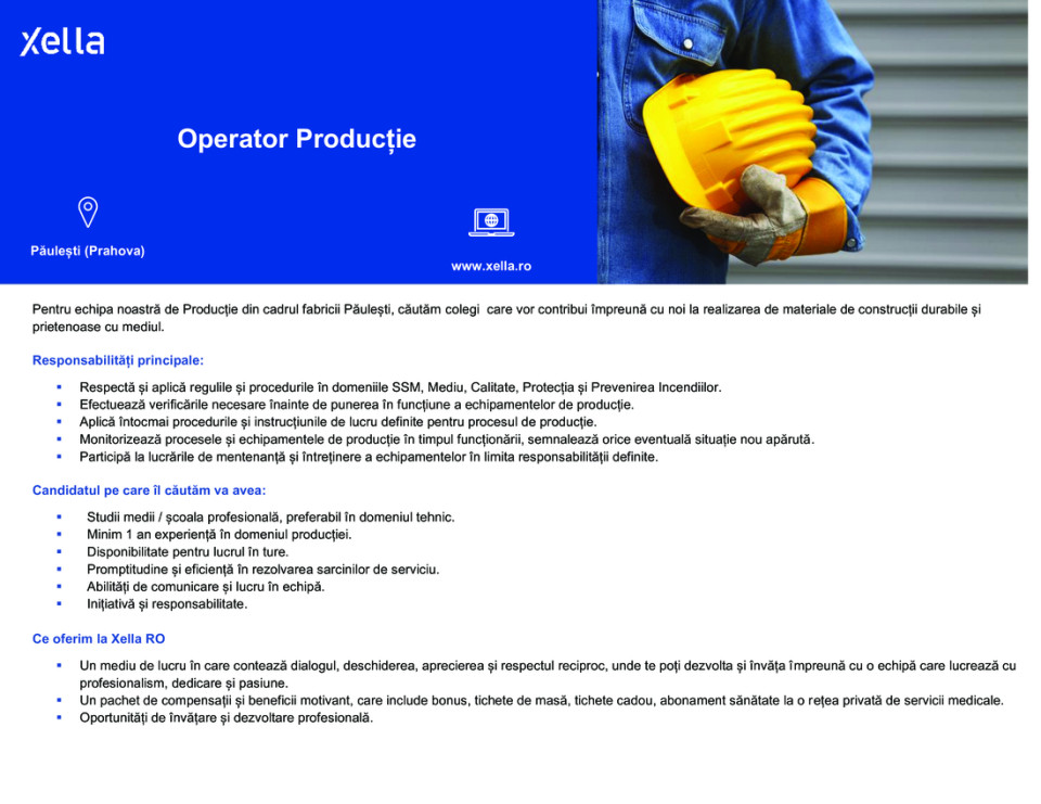 Operator Producție