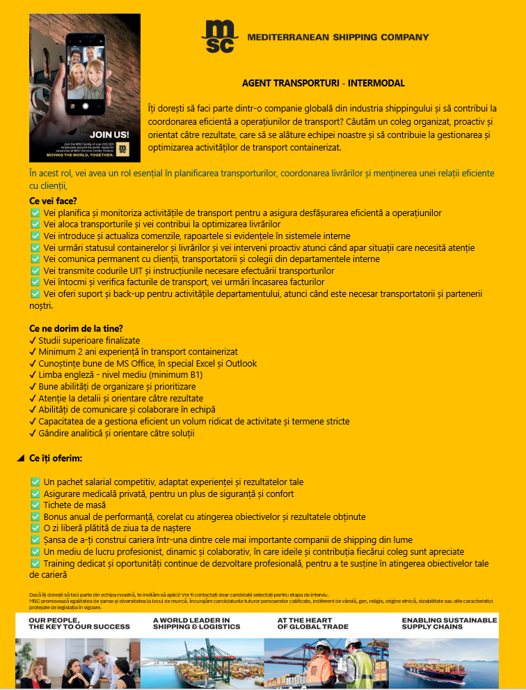 AGENT TRANSPORTURI INTERMODAL